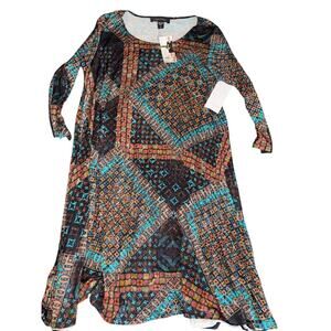 KAREN KANE - NEW WITH TAGS - patterned dress